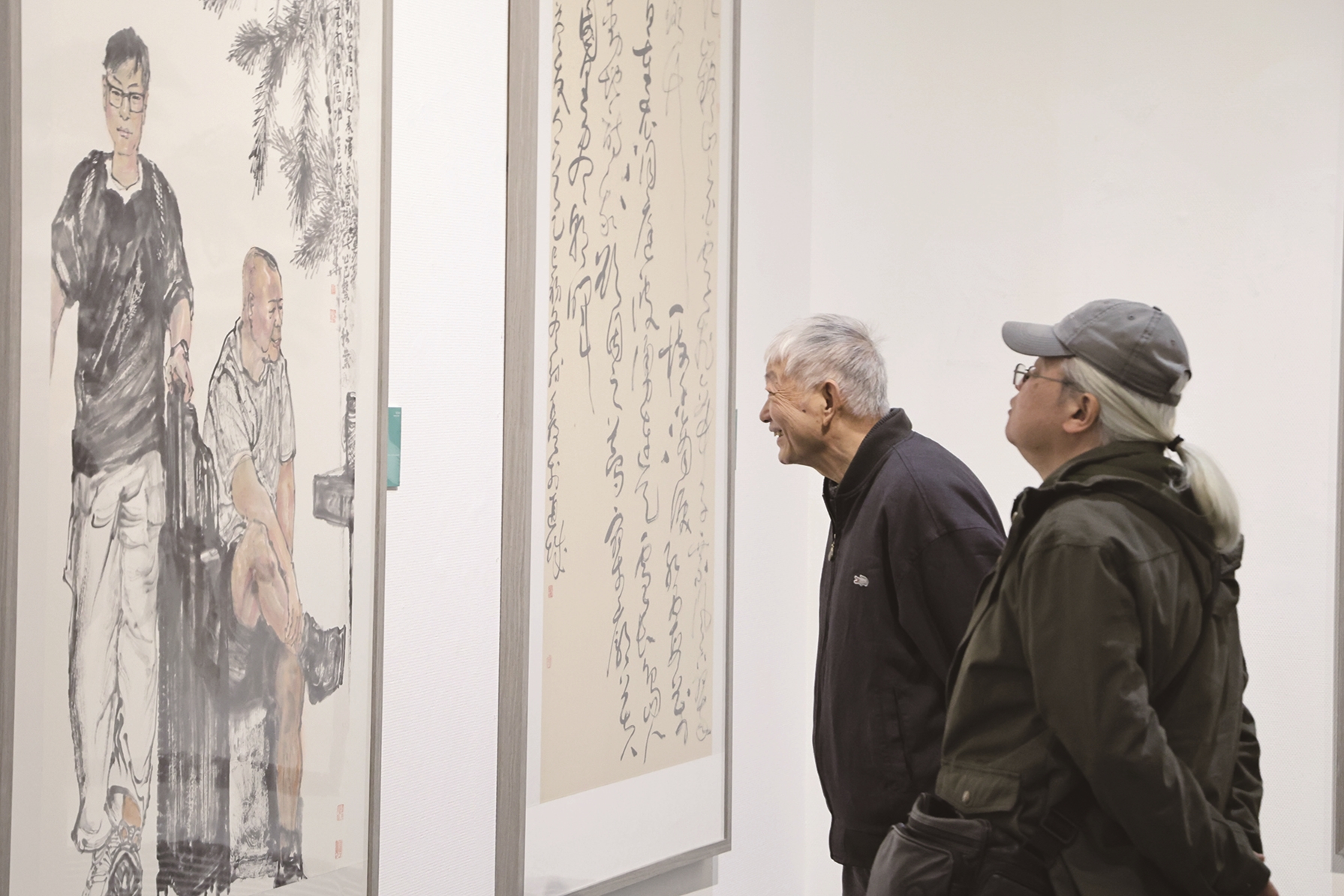 滬通嘉三地書畫作品聯(lián)展開幕